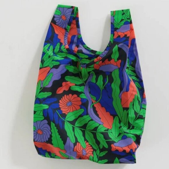 BAGGU Handbags - NWT Baby Baggu - Midnight Fern